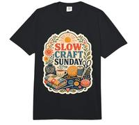 Slow Craft Sunday Ganchillo Lana Comfort Colors Adult Heavyweight T-Shirt