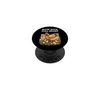 Slow Days Full Heart Lindo Chicken Farm Cottagecore Cozy PopSockets PopGrip Adhesivo