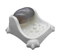 Slow Dog Feeder, Pet Food Feeder, Rotating Dog Toy, Dog Feeding Toy, Leak Pet Feeder, Rotating Slow Feeder for Puppies and Kittens Interactive Dog Food Puzzle Toy for Slow Eating, 12.6x10.24x6.5in