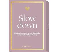 Slow down: 50 Inspirationskarten für mehr Selbstliebe, Achtsamkeit und Ruhe im Alltag | Achtsamkeitskarten für Alltagsheldinnen ¿ Mit Affirmationen und Tipps ¿Hochwertiges Geschenk