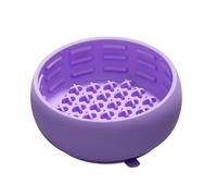 Slow Eater Dog Bowl - 4Inch Silicone Pet Bowl | Silicone Interactive Dog Slow Feeder - Non Slip Feeder Reduces Bloating and Choking for Puppies Small and Medium Dogs, Cats