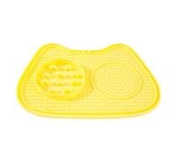 Slow Eating Cat Bowl - Interactive Anti-Choking Small Suction Cup Bowl Lick Pads | Slow Eating Treat Dispenser Licking Mat | For Yogurt Strips Snacks Wet Dry Food and Others