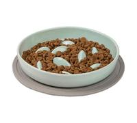 Slow Feed Cat Food Bowl | Slow Feeder Pet Bowl for Cats & Small Dogs | Anti-Gulping Cat Food Bowl for Healthy Feeding | Perfect for Cats and Puppies