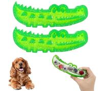 Slow Feed Chew and Fetch Crocodile, Crocodile Treat-Dispensing Slow-Feeding Toy, Cute Alligator Feeder Puzzle To Fetch Toy, Easy to Fill Freeze & Clean, Dental Aid for Small Medium Large Dogs(L-2PC)