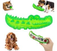 Slow Feed Chew and Fetch Crocodile, Crocodile Treat-Dispensing Slow-Feeding Toy, Cute Alligator Feeder Puzzle To Fetch Toy, Easy to Fill Freeze & Clean, Dental Aid for Small Medium Large Dogs(L-1PC)