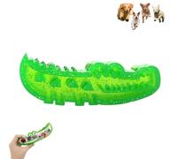 Slow Feed Chew and Fetch Crocodile, Dog Slow Feeder Puzzle Toy, Alligator Dogs Chew Toy, Alligator Treat Dispensing Dog Toys Keep Them Busy for Large, Medium & Small Dogs Teeth Cleaning (L,1Pcs)