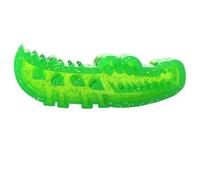 Slow Feed Chew and Fetch Crocodile, Dog Slow Feeder Puzzle Toy, Bite and Brush Dental Toy, Alligator Dog Toy For Large, Medium & Small Dogs Teeth Cleaning (Green,Large)