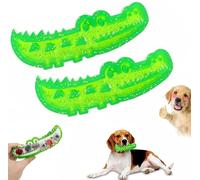 Slow-Feed Chew & Fetch Crocodile Dog Toy,Alligator Treat Dispensing Dog,Slow Feeder Puzzle Toy,Alligator Chew Toy for Large, Medium & Small Dogs Teeth Cleaning (2PCS,Large)