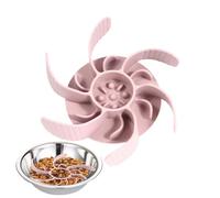 Slow Feeder Bowl, Dog Bowl Insert, Silicone Feeder, Puppy Feeding Puzzle with Non Slip Suction Cup Base and Sturdy Design for Small, Medium, or Large Dogs, 1 Piece