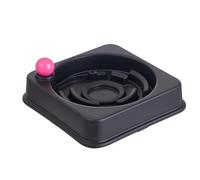 Slow Feeder Bowl, Non-Slip Dog Pan, Interactive Pet Container, Compact Design Anti-Gulping Easy to Clean Sturdy Promotes Healthy Eating for Indoor, 7.87x1.77 Inches
