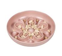 Slow Feeder Cat Bowl, 16x16x3.5cm Anti-Choking Whisker Friendly - Time-Saving Dishwasher Safe Kitten Slow Feeder For Wet Food | For Small Medium Large Puppy Kitten Indoor Home Travel Outdoor