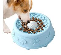 Slow Feeder Cat Bowl - Anti Gulping Pet Feeding Dish for Healthy Eating | Food Safe PP Material with Maze Design, Non Slip Base, Portion Control Structure, Easy Clean Pet Bowl for Daily Use