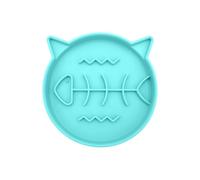 Slow Feeder Cat Bowl - Interactive Silicone Dish, Non Slip Feeder with Healthy Eating Benefits, Pet Feeding Bowl, Mealtime Accessory, Cat Kit for Indoor Outdoor Puppies Kittens