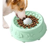 Slow Feeder Cat Bowl - Silicone Suction Cup Enrichment, Feeding Mat Anti Choking Design for Controlled Eating and Healthy Digestion Non Slip Base for Secure Floor Use Interactive Licking 2.28 Inches