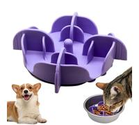 Slow Feeder - Cuencos de silicona para comida para perros, tapete para lamer el cuenco de rompecabezas, ralentiza los platos de los laberintos para perros, apto para lavavajillas, ventosas para perros