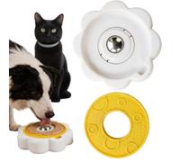 Slow Feeder Dish, Pet Anti Gulping Feeding Plate with Textured Design, Enrichment Feeding Tool, Dog Bowl, Lick Bowl for Indoor Apartment Dormitory Home Kitchen Living Room Balcony Dogs Cats Use