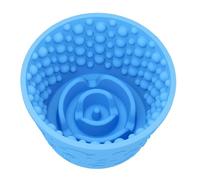 Slow Feeder Dog Bowl - 11x11x7.5cm Dog Bowls with Anti-Slip Suction Cups | Silicone Slow Feeder Dogs Bowls, Dogs Food Dish For Fast Eaters, Licking Bowl For Small and Large Cats