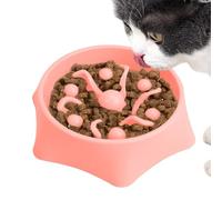 Slow Feeder Dog Bowl, Anti-Choking Puzzle Feeder, Non-Slip Puppy Bowl, Fun Food Dispensing, Lickable Treat Basin, Ideal For All Breeds, 12 Inches, Blue, 1 Pack