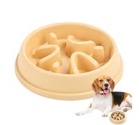 Slow Feeder Dog Bowl, Anti Gulping Puzzle Feeder, Non Slip Cat Cup, Healthy Eating Dish for Pets, Dishwasher Safe for Convenience, Pet Food Bowl for Home Use, 8.27x8.27x1.77 Inches