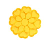 Slow Feeder Dog Bowl, Easy to Clean Silicone Puzzle Dish, Non Slip Design Dog Feeding Supplies, Treat Dispensing Enrichment for Small, Medium Breed Pets, Yellow, Blue