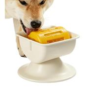 Slow Feeder Dog Bowl, Non Slip Lick Food Dispenser, Rolling Core Design, Interactive Pet Feeding Bowl For Controlled Eating Weight Management Training and Mealtime Use