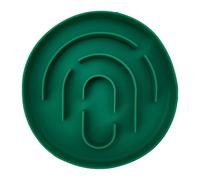 Slow Feeder Dog Bowl, Pet Food Bowls Slow Feeder, Silicone Foods Holder, Stable Anti-Slip Design, Healthy Eating Round Dish for Indoor, Outdoor, Diced Chicken, Cream Cheese, 15x15x2cm