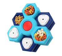 Slow Feeder Dog Bowl, Rotating Multi Layer Pet Licking Dish, Puppy Feeding Plate with Anti Gulp Design, Pet Bowl, Puzzle Style Dog Feeder with Modern Design, Slow Feeders Bowls for Daily Use