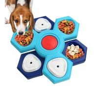 Slow Feeder Dog Bowl, Rotating Multi Layer Pet Licking Dish, Puppy Feeding Plate with Anti Gulp Design, Pet Bowl, Puzzle Style Dog Feeder with Modern Design, Slow Feeders Bowls for Daily Use