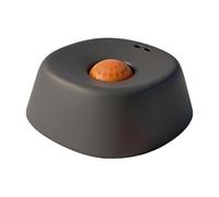 Slow Feeder Dog Bowl, Spill Resistant Feeding Tool, Interactive Nutrition Lick Bowl, ABS Silicone Spillproof Dog Feeding Dish with Anti Slip Base Ball In Design For Supplements Boredom Relief (Black)