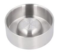 Slow Feeder Dog Bowl, Stainless Steel Non Slip Pet Food Dish for Medium and Large Dogs, Anti Gulping Puzzle Bowl for Fast Eaters, Dishwasher Safe and Easy Clean (S)