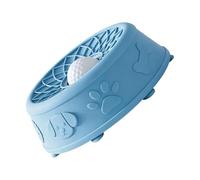 Slow Feeder Dog Bowl, with Rolling Ball, 6.89x2.17 Inches Anti Slip Pet Feeding Dish Kit, Safe Enrichment Training Tool, Interactive Behavior Design Style, Puppy Kitten for Home Use