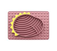 Slow Feeder Dog Bowls, Anti Tipover Design estable Licking Mat for Pets, Slow Eating Smooth Texture Lick Pad for Puppy Cat Kitten, no tiene deslizamiento Feeding Pad to Promoage Healthy Eating Vestits