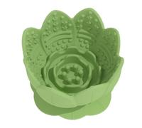 Slow Feeder Dog Bowls, Silicone Pet Bowl Feeder, Standard Size with Flower Shape, Food Grade Silicone Material, Anti Choking Design Feature, Puppy Training Senior Traveling Indoor Outdoor