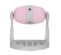Slow Feeder Dog Toy Ball | Adjustable Pet Food Container with Secure Base | Interactive Rolling Feeder for Small/Medium/Large Dogs | Leak - Proof Design, ABS Material (Pink)