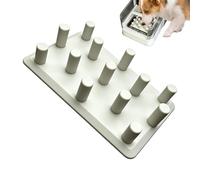 Slow Feeder Insert, Licking Maze Enrichment Dog Bowl Insert Non Slip Magnetic Anti Gulping Feeding Plate Puzzle Design Food Water Control Slow Eating Solution for Puppies Small Medium Large Breed