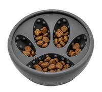Slow Feeder Lick Bowl For Dogs - 4.7 Inches Silicone Non Slip Anti Tip Enrichment Mat, Treat Dispensing Puzzle | Pet Slow Feeding Training Toy For Boredom Relief, Digestion Support, Puppy Use