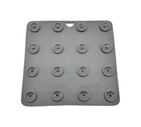 Slow Feeder Pad, Pet Treat Pad, Easy Cleanup Portable Compact Lightweight Reusable Silicone Material Gentle Texture, Licking Training Mat for Dog Puppy Indoor, 7.36x7.36Inches, Blue, Gray