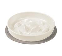 Slow Feeding Bowl, Cat Food Bowl, Non-Slip Base Pet Dish for Preventing Overeating During Mealtime, 6.3x6.3x1.06 Inches, Ceramic Material, Easy to Clean