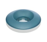 Slow feeding ciotola rocking in plastica tpr 0.5l diametro 23cm grigio/blu Trixi
