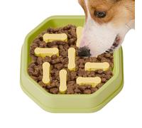 Slow Feeding Dog Bowl | Antigolpes, Dish | Slow Down Eating Dishes | Alimentador de alimentos no duradero para perros cachorro | Interactive Healthy Eating Bowl for Small Medium Large Breed Dogs Water
