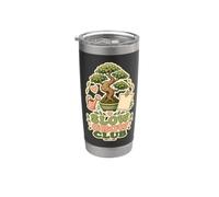 SLOW GROW CLUB Bonsái Planta Vaso térmico de acero inoxidable de doble pared