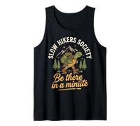 Slow Hikers Society Be There In A Minute Naturaleza Camiseta sin Mangas