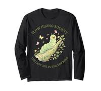 Slow Hiking Society The Last One to The Top GANA Hombres Mujeres Manga Larga