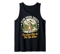 Slow Hiking Society The Last One To The Top Wins Naturaleza Camiseta sin Mangas