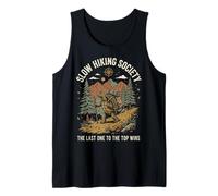 Slow Hiking Society The Last One To The Top Wins Naturaleza Camiseta sin Mangas