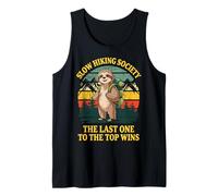 Slow Hiking Society The Last One To The Top Wins Naturaleza Camiseta sin Mangas