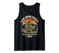 Slow Hiking Society The Last One To The Top Wins Naturaleza Camiseta sin Mangas