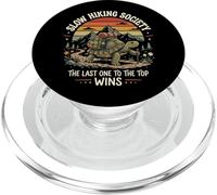 Slow Hiking Society The Last One To The Top Wins Naturaleza PopSockets PopGrip para MagSafe