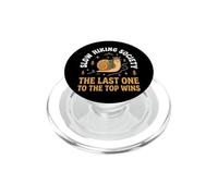Slow Hiking Society The Last One To The Top Wins Naturaleza PopSockets PopGrip para MagSafe