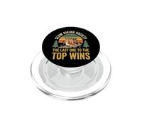 Slow Hiking Society The Last One To The Top Wins Naturaleza PopSockets PopGrip para MagSafe